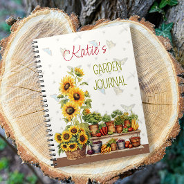 Personalized Vegetable Garden Journal ノートブック