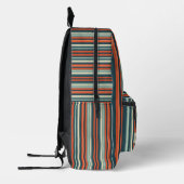 Personalized Vertical Stripe Backpack プリントバックパック (左)