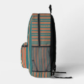 Personalized Vertical Stripe Backpack プリントバックパック (右)