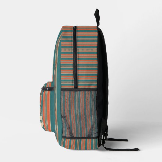 Personalized Vertical Stripe Backpack プリントバックパック (右)