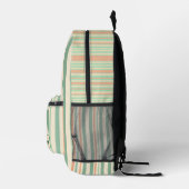 Personalized Vertical Stripe Backpack プリントバックパック (右)