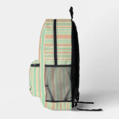 Personalized Vertical Stripe Backpack プリントバックパック (右)