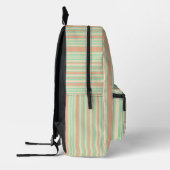 Personalized Vertical Stripe Backpack プリントバックパック (左)