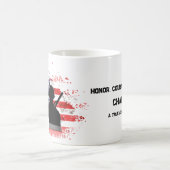 Personalized Veterans Day Mug Custom Name Military コーヒーマグカップ (中央)