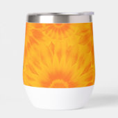 Personalized Vibrant Sunflower Tie-Dye Art (左面)