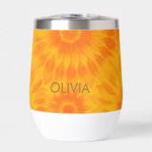 Personalized Vibrant Sunflower Tie-Dye Art (正面)