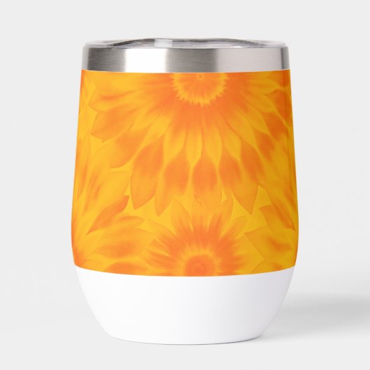 Personalized Vibrant Sunflower Tie-Dye Art (背面)