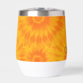 Personalized Vibrant Sunflower Tie-Dye Art (正面)