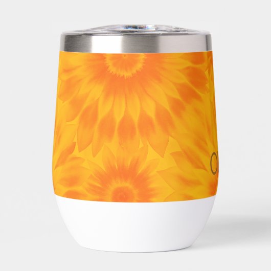 Personalized Vibrant Sunflower Tie-Dye Art (正面)