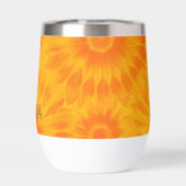 Personalized Vibrant Sunflower Tie-Dye Art (背面)