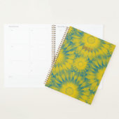 Personalized Vibrant Sunflower Tie-Dye Art プランナー手帳 (ディスプレー)