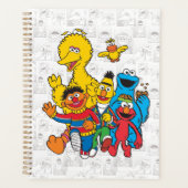 Personalized Vintage 123 Sesame Street Planner プランナー手帳 (正面)