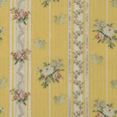 Personalized Vintage Antique Wallpaper Yellow  ワインギフトバッグ