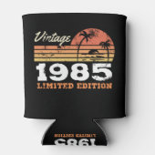 Personalized Vintage Birthday  缶クーラー (裏面)