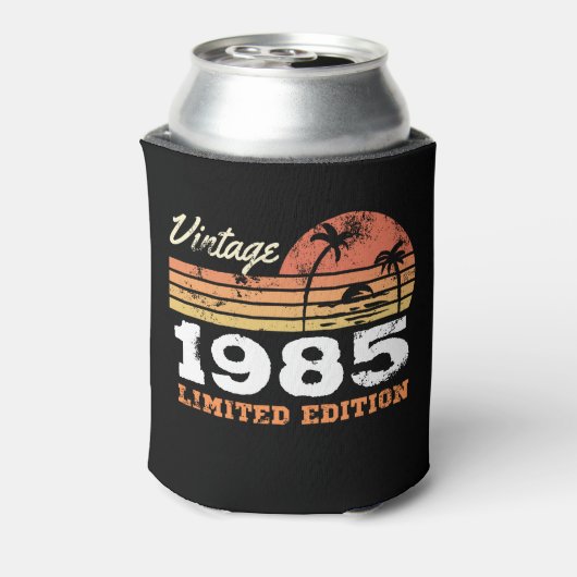 Personalized Vintage Birthday  缶クーラー (缶裏面)