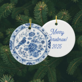 Personalized Vintage Chinoiserie  Plates  セラミックオーナメント