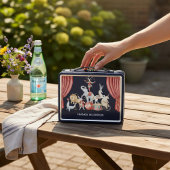 personalized Vintage Circus Performers Lunchbox メタルランチボックス