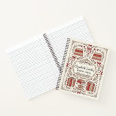 Personalized Vintage Coquette Reading Journal ノートブック (内部)