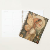 Personalized Vintage Fairy with Floral Crown プランナー手帳 (ディスプレー)