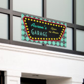 Personalized Vintage Garage Sign Banner 横断幕 (ビルの外側)