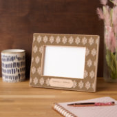 Personalized Vintage Lace Picture Frame  レーザー彫刻フレーム (左)