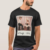 personalized Vintage Photo And Year Custom Tシャツ (正面)