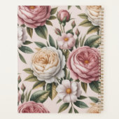 Personalized vintage roses  Productivity Goal  プランナー手帳 (裏面)
