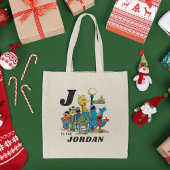 Personalized Vintage Sesame Street Pals トートバッグ