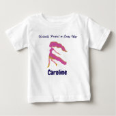 Personalized Virgo “Virtually Perfect” Toddler Art ベビーTシャツ (正面)