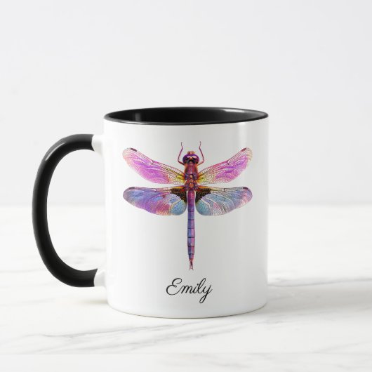 Personalized Vivid Dragonfly マグカップ (左)
