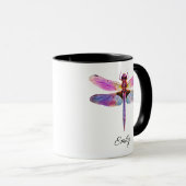 Personalized Vivid Dragonfly マグカップ (正面右)