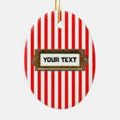 Personalized Volleyball Keepsake セラミックオーナメント (裏面)