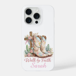 Personalized Walk By Faith iPhoneケース iPhone 15 Proケース