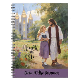Personalized Walk with Me Christian LDS Journal2 ノートブック