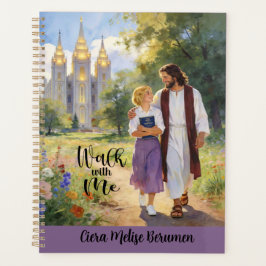 Personalized 'Walk with Me' Christian LDS Planner4 プランナー手帳