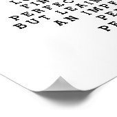 personalized wall art Minimalist Love Quote Wall A ポスター (角)