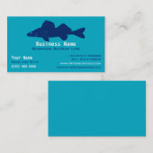 Personalized Walleye Fishing Guide / Charter  名刺 (正面/裏面)