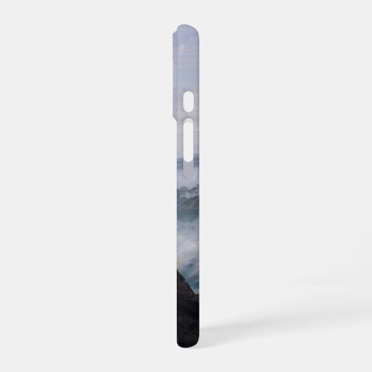 Personalized Wanderer – Caspar David Friedrich iPhone 16ケース (左側面)