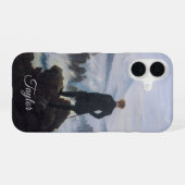 Personalized Wanderer – Caspar David Friedrich iPhone 16ケース (裏面横)