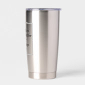 Personalized Water Bottle – Custom Design 保温保冷タンブラー (左面)