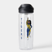 Personalized Water Bottle Gold Tiger #1 ウォーターボトル (背面)