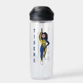 Personalized Water Bottle Gold Tiger 2 ウォーターボトル (背面)