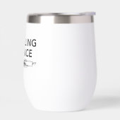personalized water bottle, installing patience (左面)