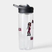Personalized Water Bottle Merlot Silver #2 ウォーターボトル (右面)