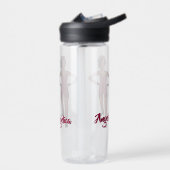Personalized Water Bottle Ruby Ruffle #1 ウォーターボトル (左面)
