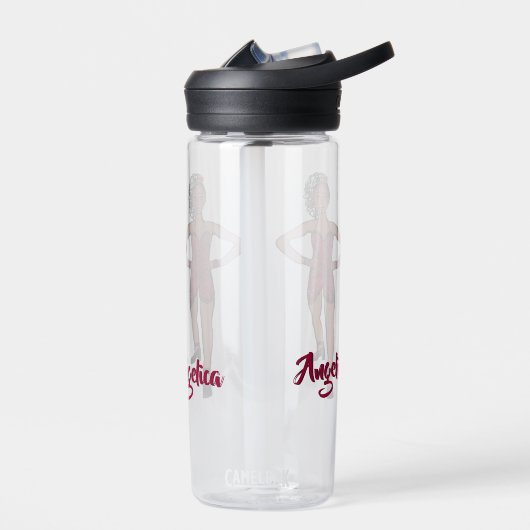 Personalized Water Bottle Ruby Ruffle #1 ウォーターボトル (左面)