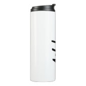 Personalized Water Bottle with Straw – Custom Name タンブラー (回転左)