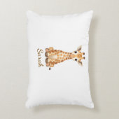 Personalized Watercolor Baby Giraffe Mug with Cust アクセントクッション (正面(垂直))