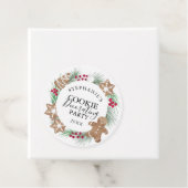 Personalized Watercolor Cookie Exchange フェイバータグ (インサイチュ)