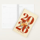 Personalized watercolor floral  プランナー手帳 (ディスプレー)